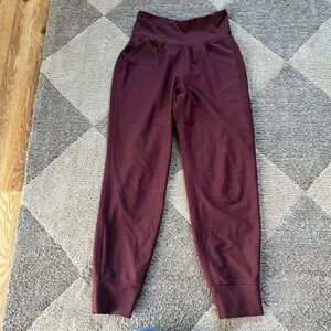 Old navy burgundy jogger legging